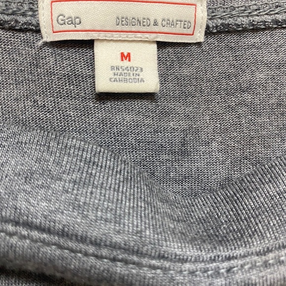 Gap Gray Jersey High Low Skirt - Picture 3 of 7